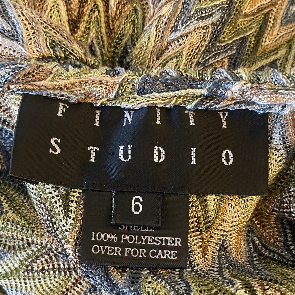 Finity Studio Zigzag Patterned Women's Casual Bus… - image 3